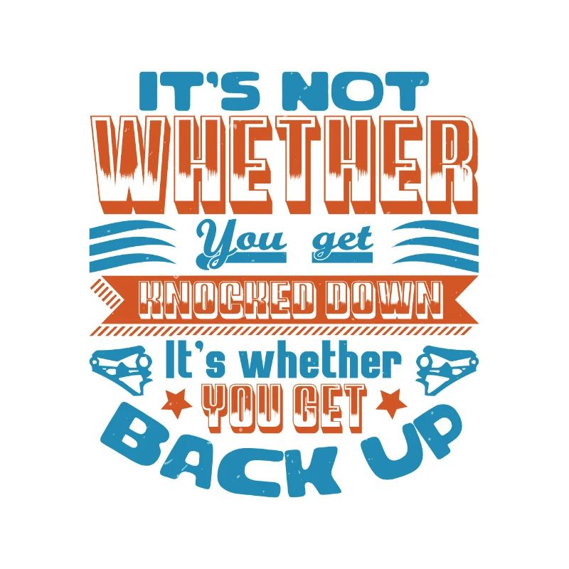 IT IS NOT WHETHER YOU GET IT S WHETHER YOU SET