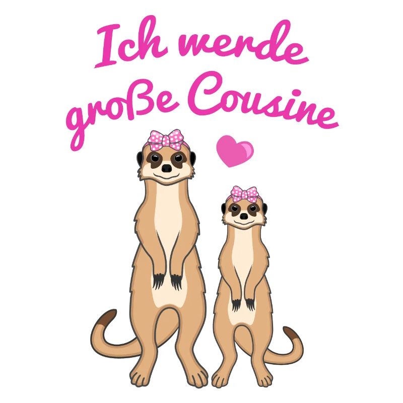 Ich Werde Große Cousine Erdmännchen Geschenk