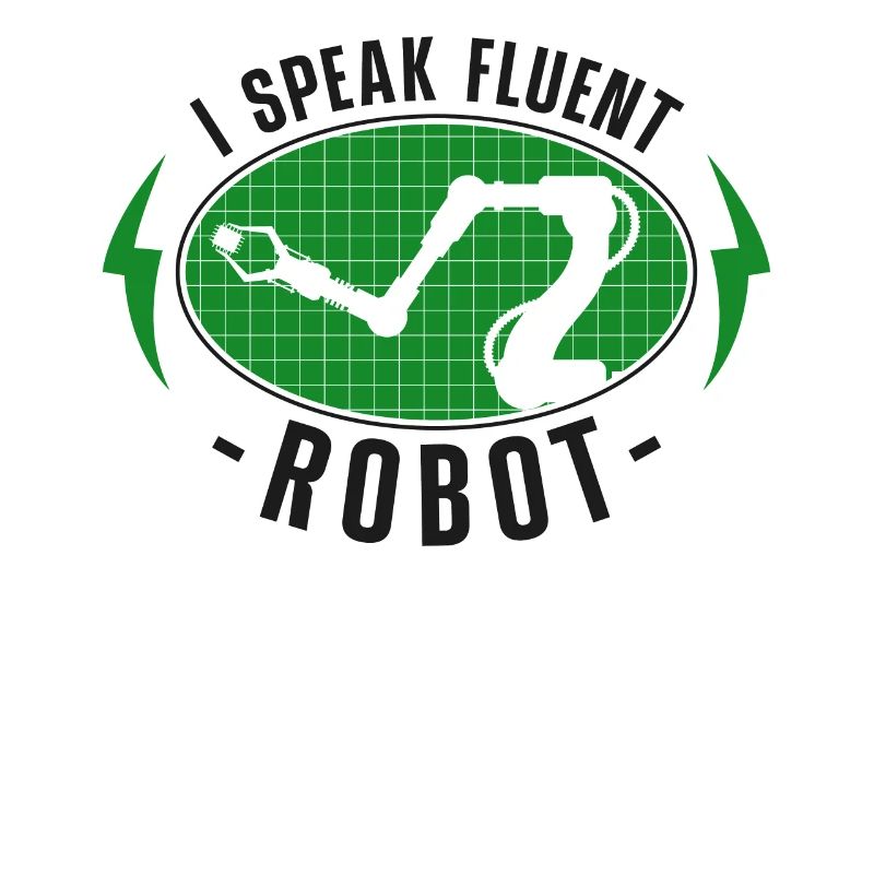 Robot Robotics Engineer I Speak