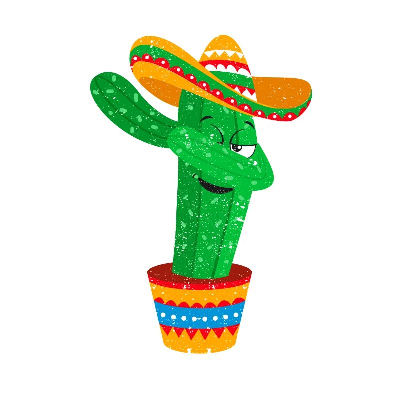 Dab Cacti Mexico Cinco de Mayo Mexican