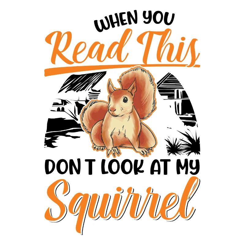 Eichhörnchen Geschenk Grauhörnchen Squirrel