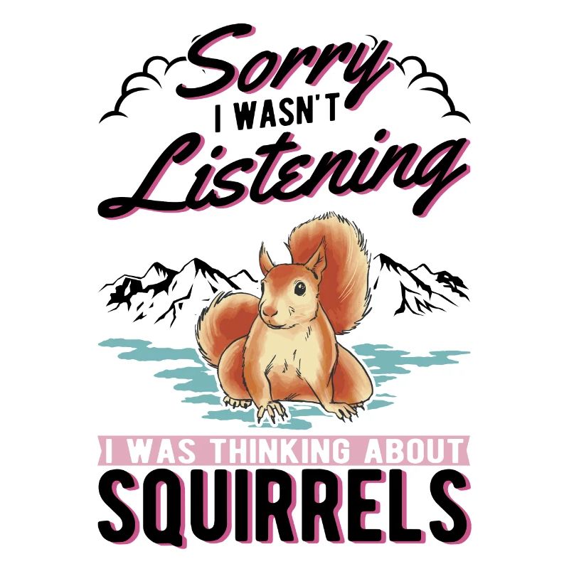 Eichhörnchen Geschenk Grauhörnchen Squirrel