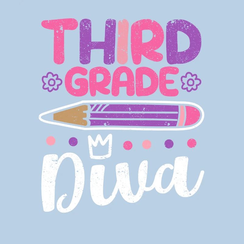 3rd Grade Diva Funny Third Grader Teacher