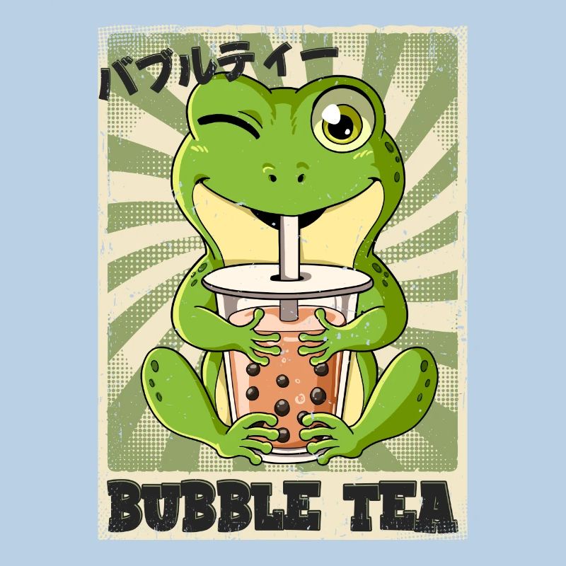 Boba Tea Frog Bubble Tea