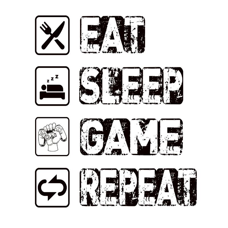 Manger le jeu de sommeil Répéter