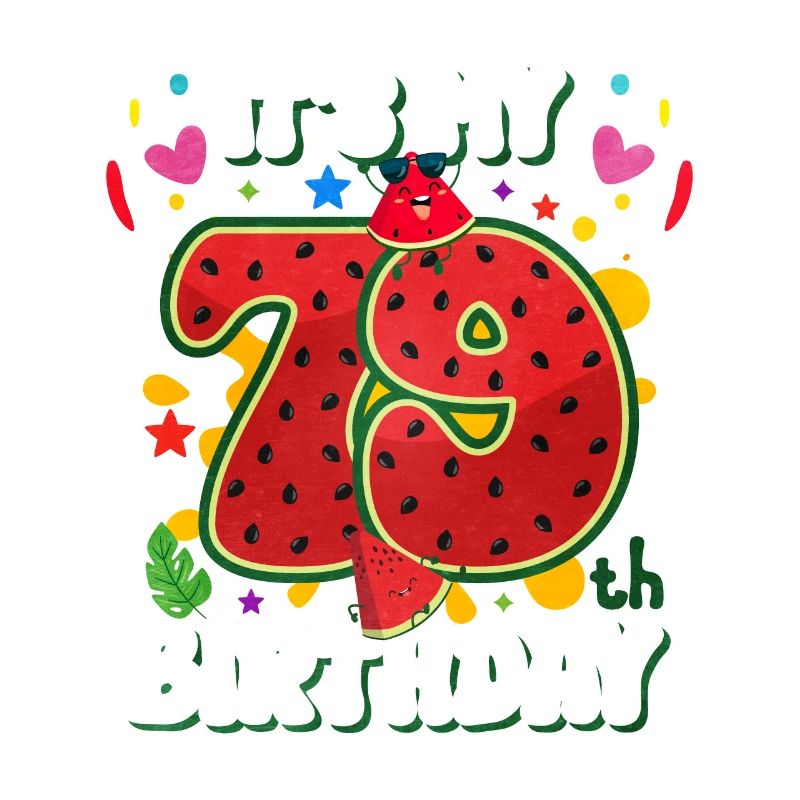 79e anniversaire pastèque