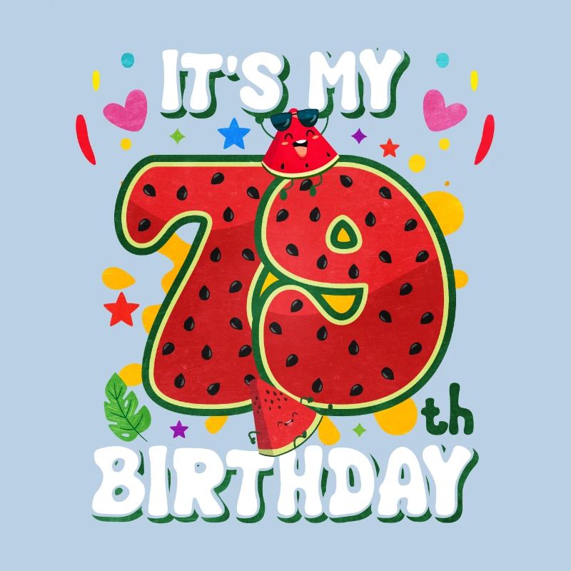 79e anniversaire pastèque