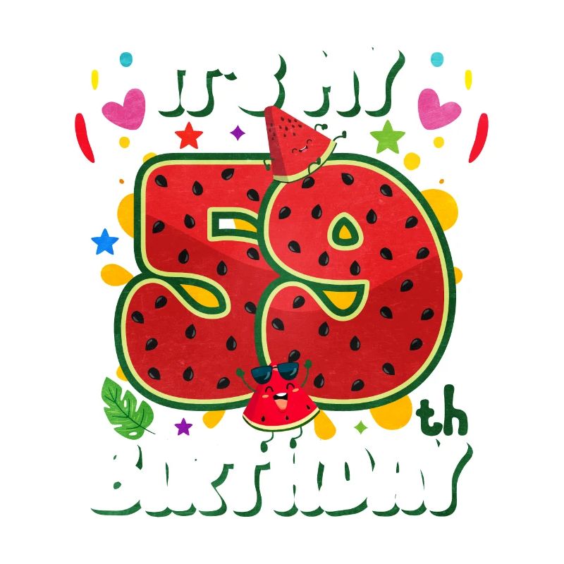 59e anniversaire Pastèque