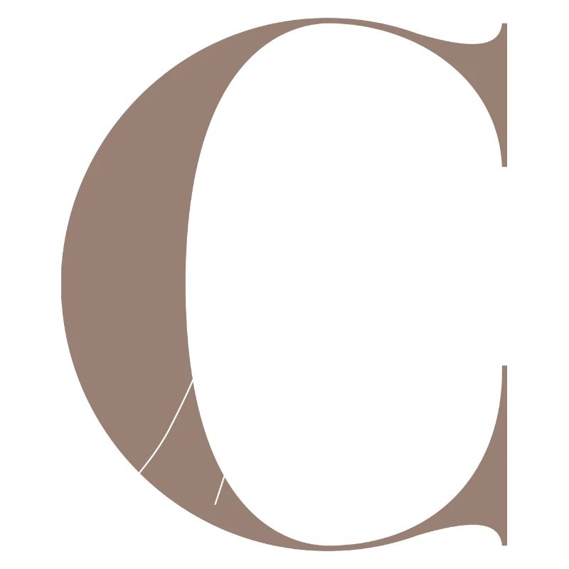 letter C magic butterfly
