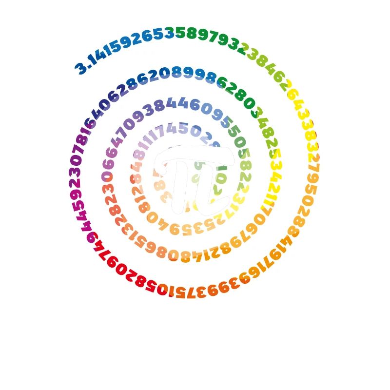 3.14 Pop Art Spiral Math Science Geek