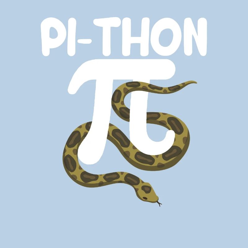 Pi-Thon Lustiger Pi-Tag Python Schlange Mathematik