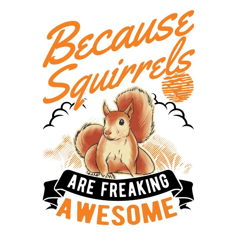 Eichhörnchen Geschenk Squirrel Grauhörnchen