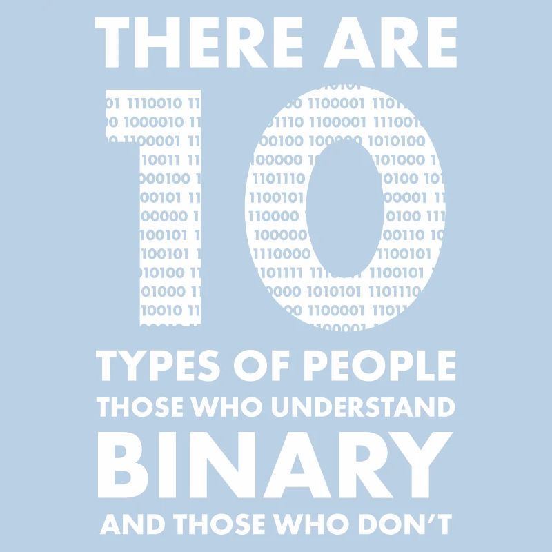 10 Types Of People Binary Funny Programming Geek