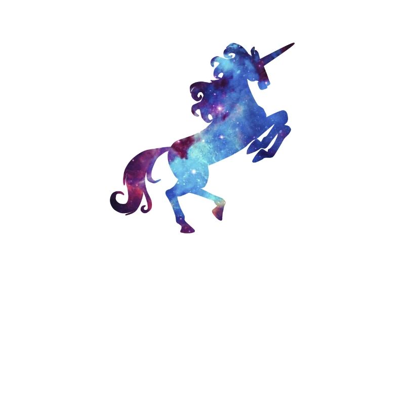 Sparkle Space Galaxy Magical Rainbow Unicorn Cool