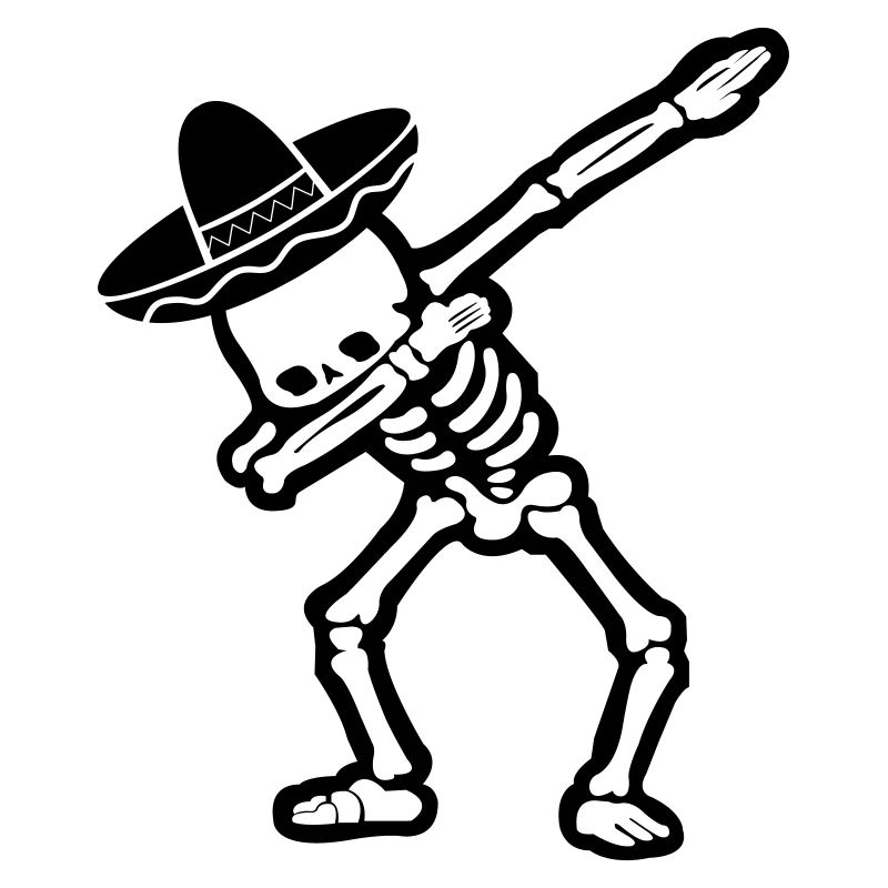 skull dabbing mexicans