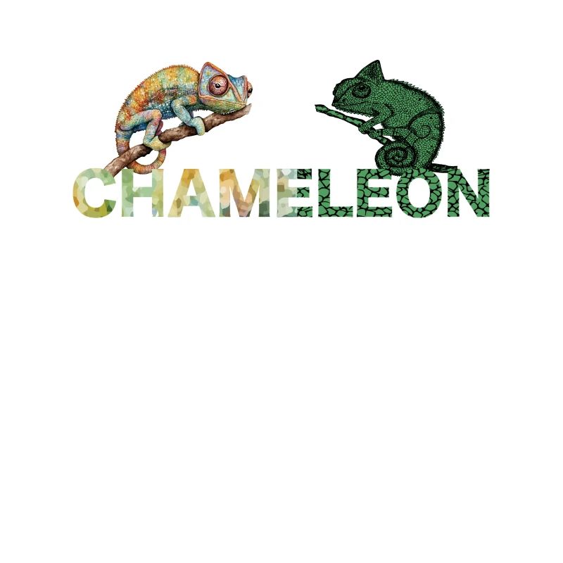 Buntes Chamäleon Caméléon coloré