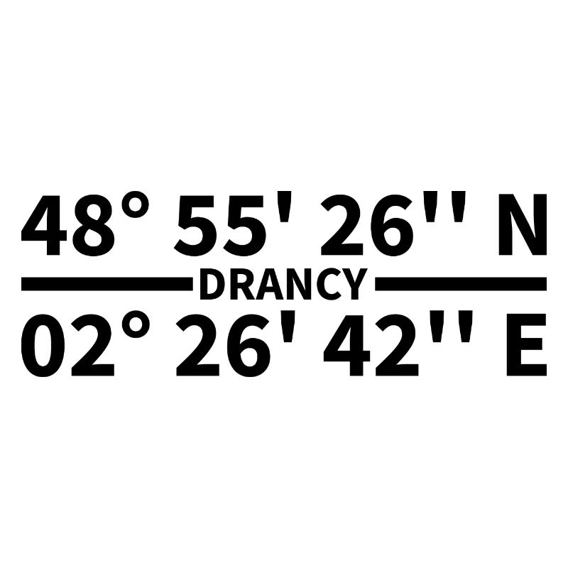 Drancy coordinates