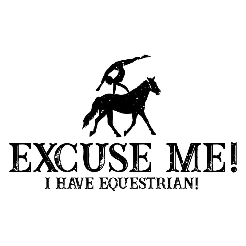 Conception acrobatique de voûte et cheval équestre