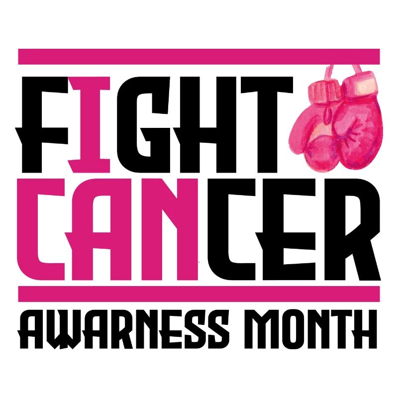 Krebs bekämpfen. Monat des Bewusstseins.