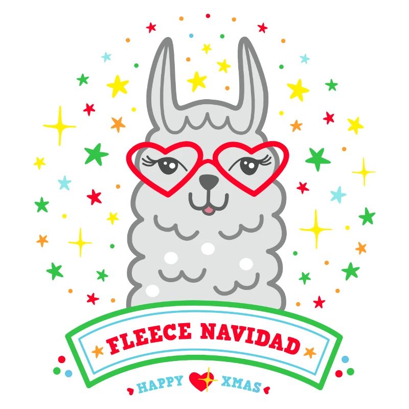 Lama Weihnachtspullover Weihnachtsgeschenk Alpaka