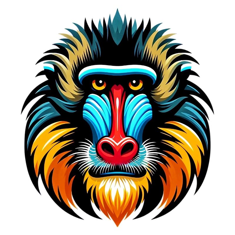 Singe mandrill
