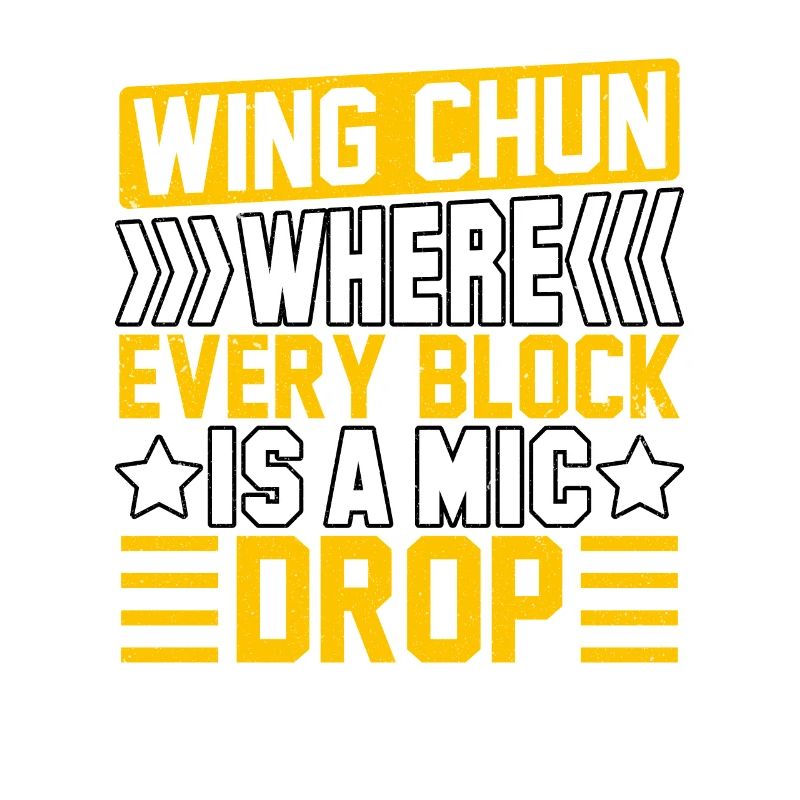 Wing Chun where every block is a mic drop
