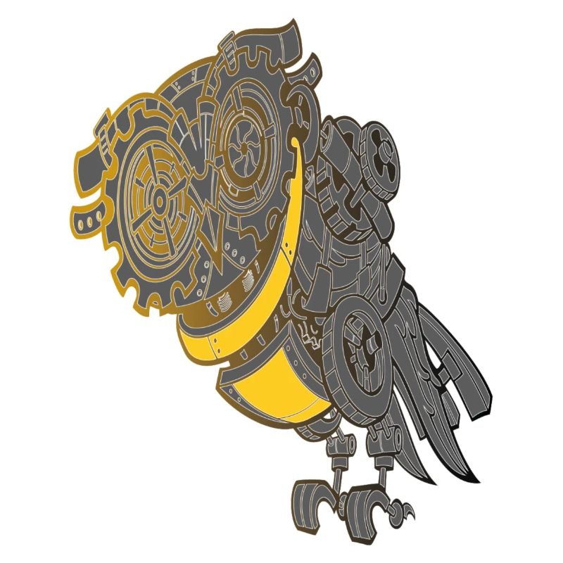 Steampunk Eule