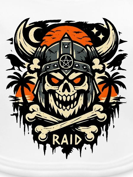 Schädel Raid Helm Symbolik