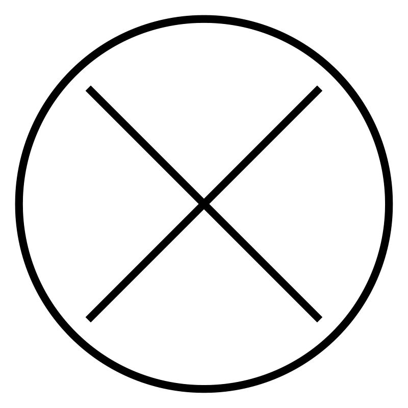 Circle Cross Personalization Vector Color Changing