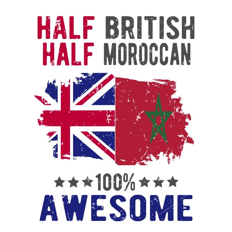 Moitié britannique moitié marocain
