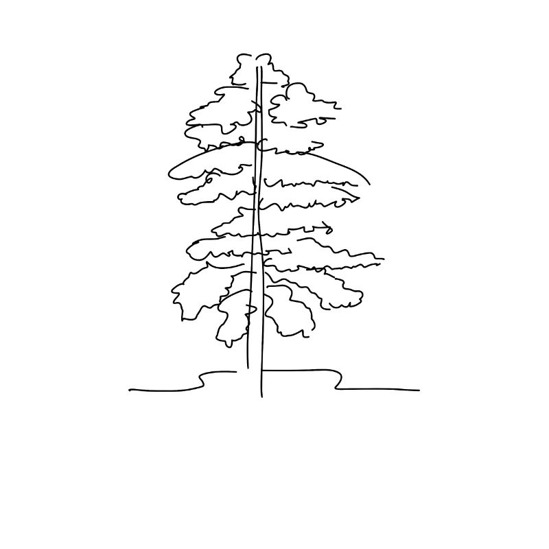 Tree Lineart