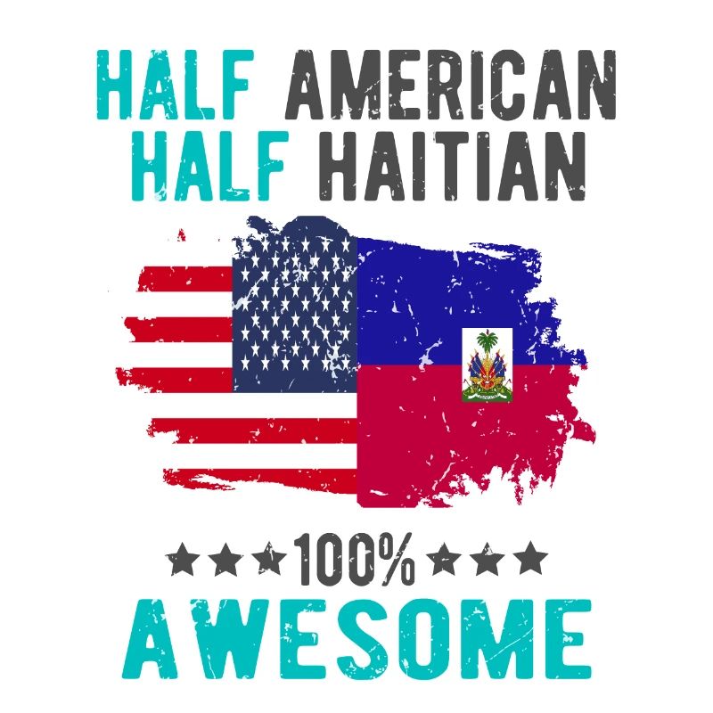 Halb Amerikaner Halb Haitianer