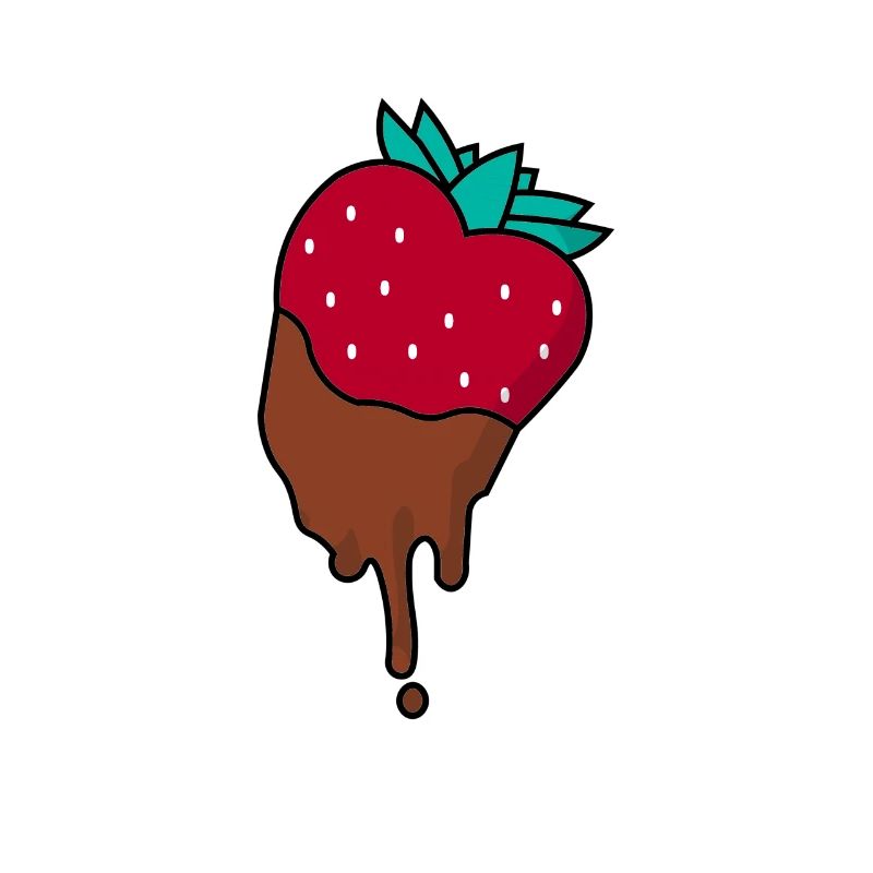Fraise au chocolat
