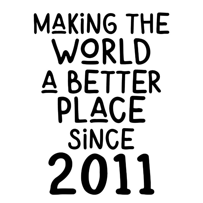 Making the World a better place since 2011