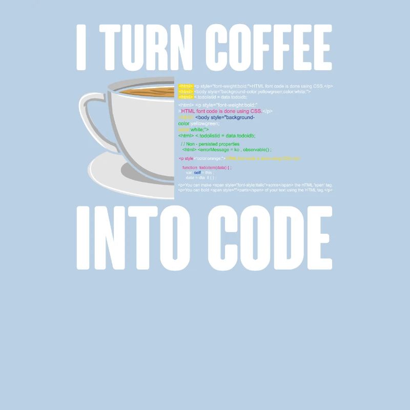 Lustiges Computer Kaffee Programmierer Design