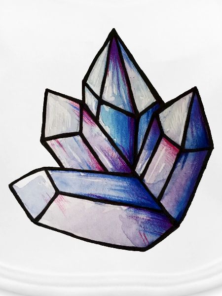 Prismatisches Kristallcluster