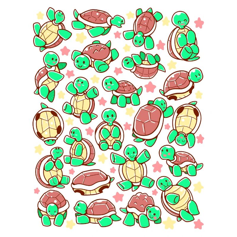 Adorable All over Turtle Tortoise Pattern