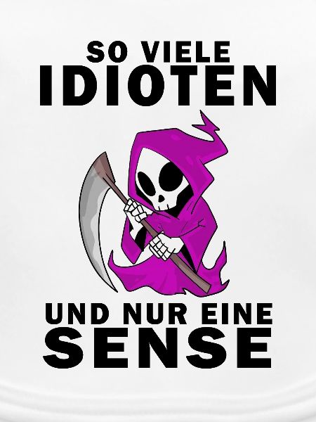Sensenmann Damen Sarkastisch Provokation