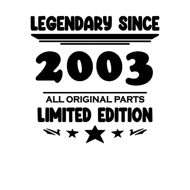 2003 - Né 2003 - Année de construction 2003