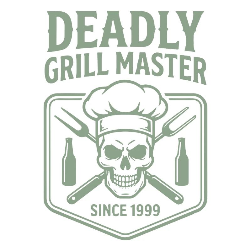 Deadly Grill Master Grilling Since 1999 Gift