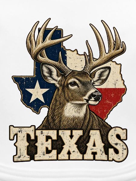 Texas Hirsch Flagge