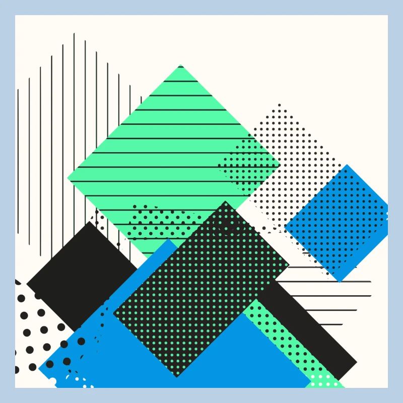 Abstract rectangles pastel