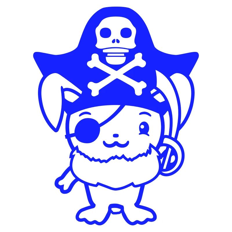 Petit lapin mignon Patch pour l’œil du capitaine