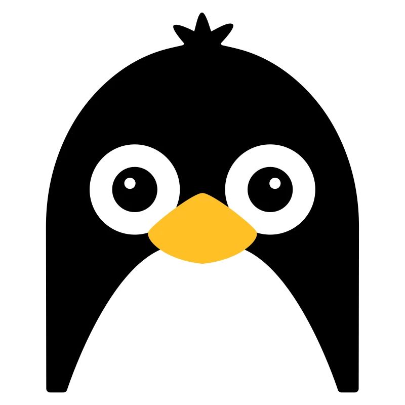 Cute Penguin Face