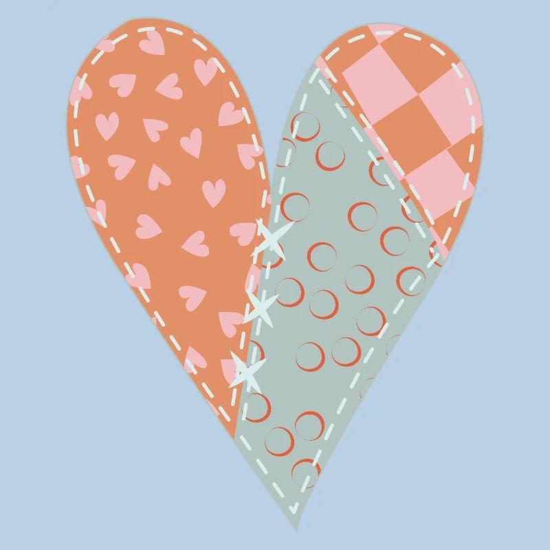 Coeur Patchwork No8