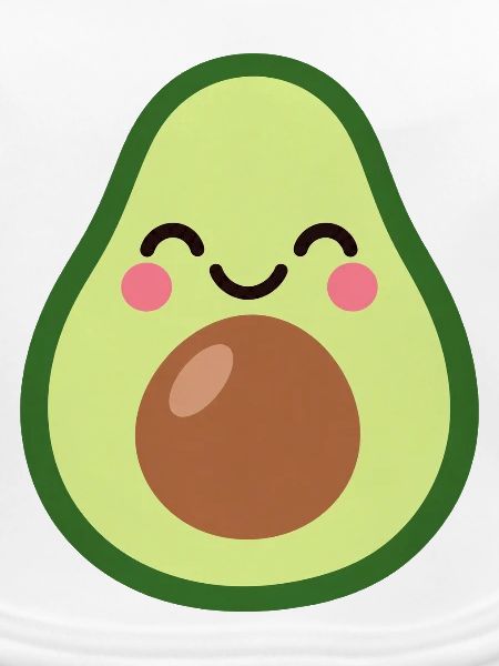 lachende Avocado