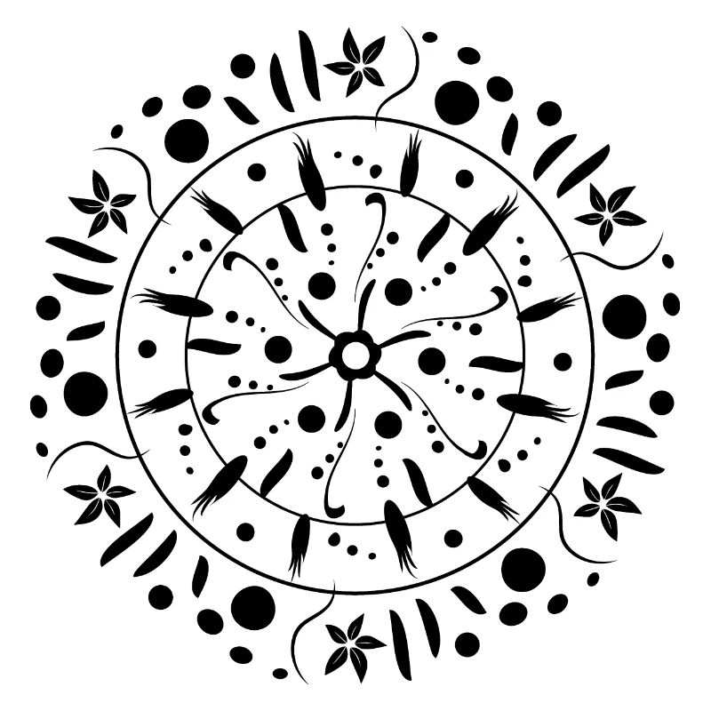 Grain Circle Pattern Gift Idea