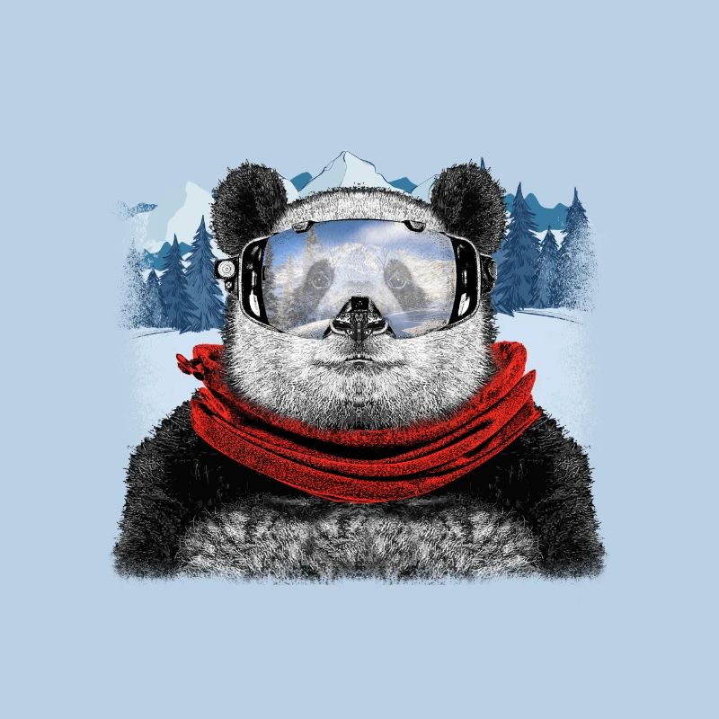 panda de ski