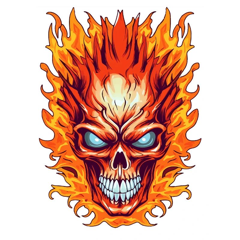 Flammenschädel