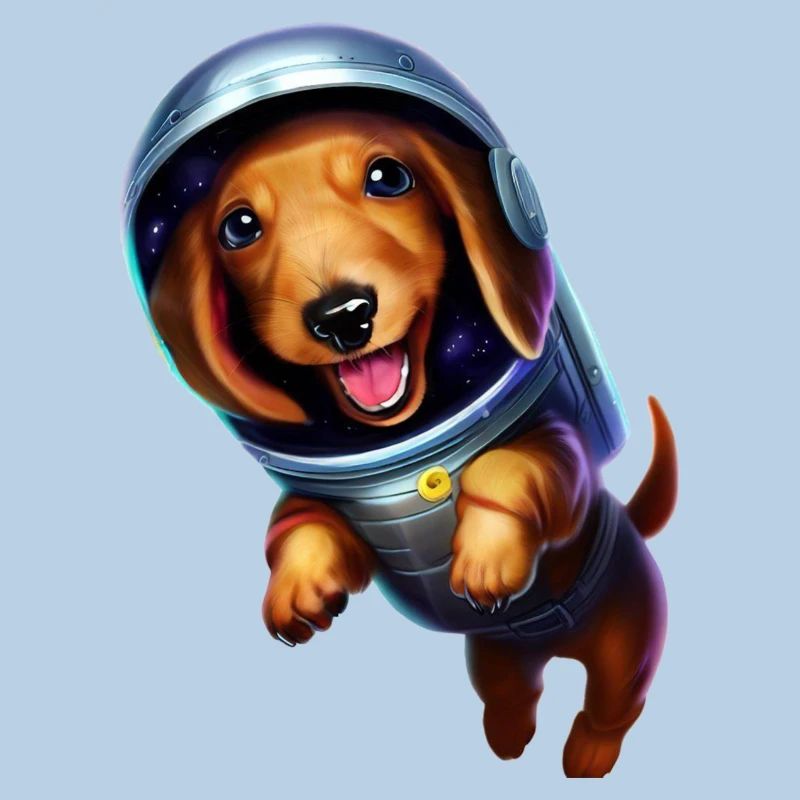 Teckel dans l’espace